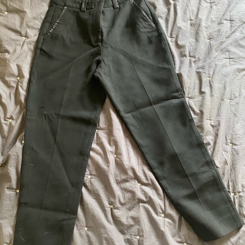 Armani Exchange Black Chinos Sleek Design